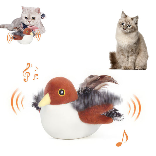 Jouet Chat Oiseau – Sonore – Interactif