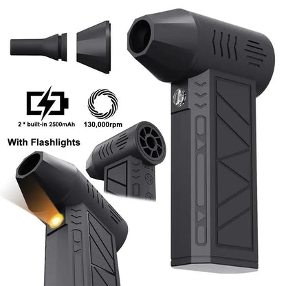 Souffleur Électrique – 3 Vitesses Turbo – Rechargeable