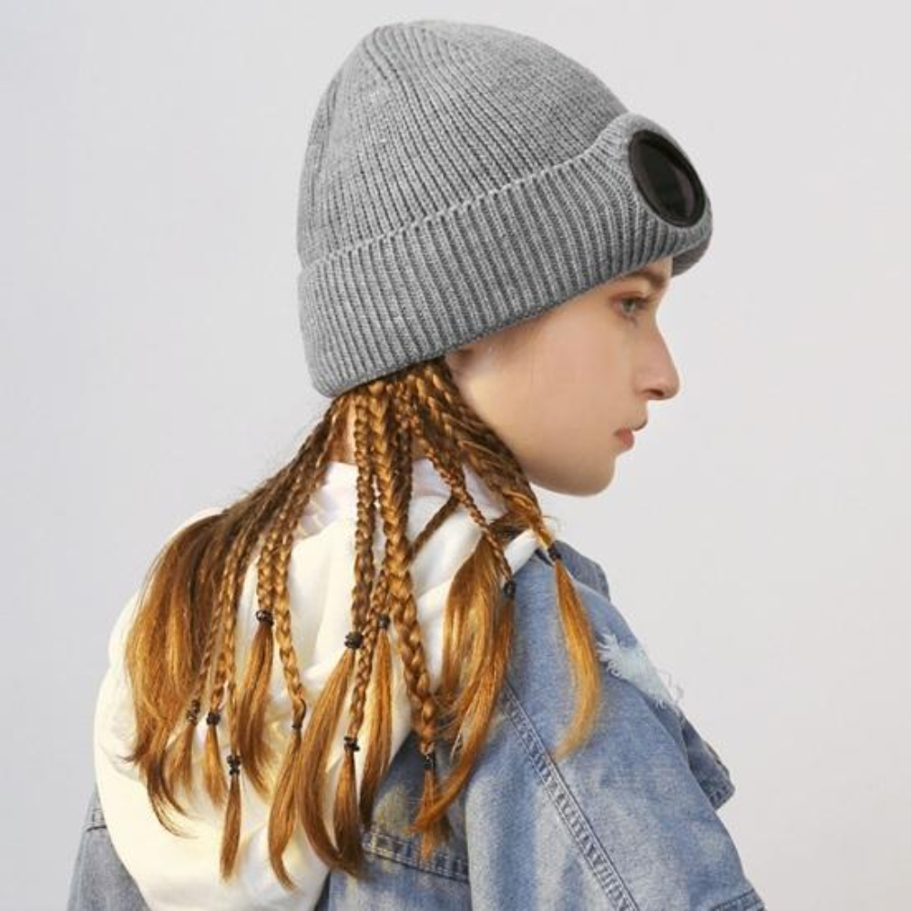 FrostLens Bonnet Thermique | Lunettes Coupe-Vent, Chapeau d'hiver