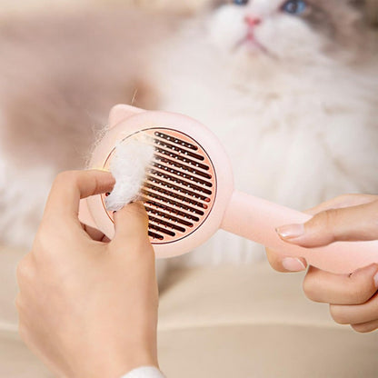 Brosse Auto-Nettoyante Chats et Chiens