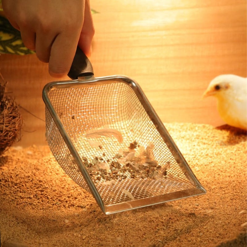 Pelle Litière Inox Maille Fine