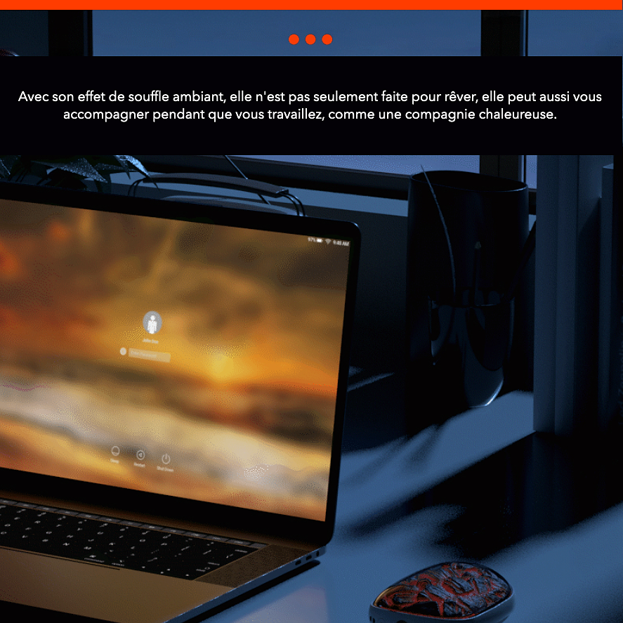 Chauffe-Mains Braise Rechargeable USB-C