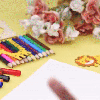 Pochoirs Dessin Enfant – Bois – Loisirs créatifs