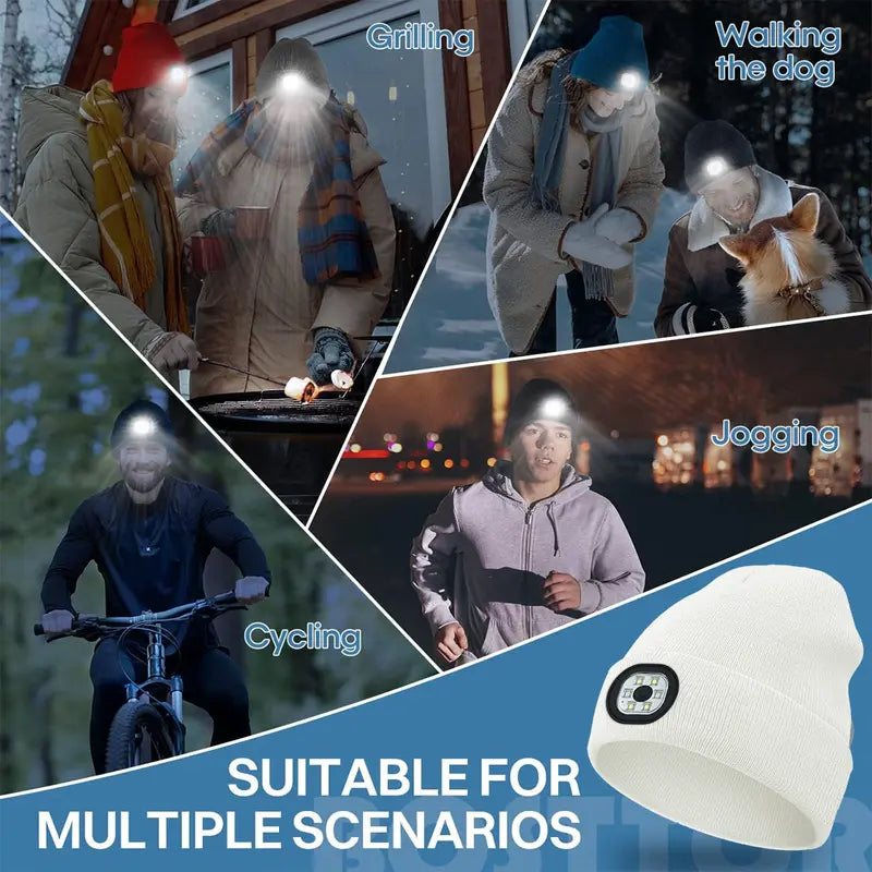 Bonnet Connecté – LED Rechargeable – Bluetooth