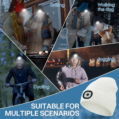 Bonnet Connecté – LED Rechargeable – Bluetooth