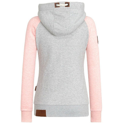 Sweat Zippé Femme à Capuche