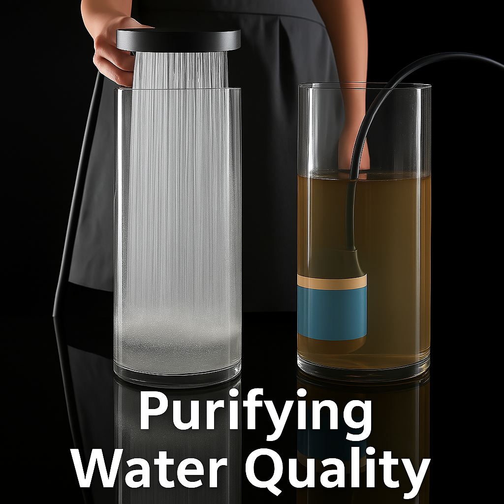 Pommeau Douche Haute Pression Filtrant