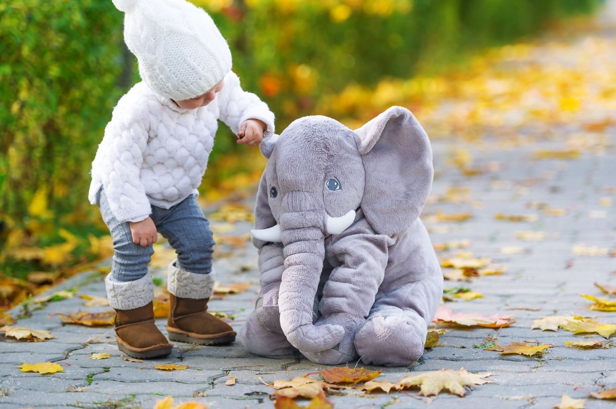 Peluche Éléphant – Douce – Enfant Bébé