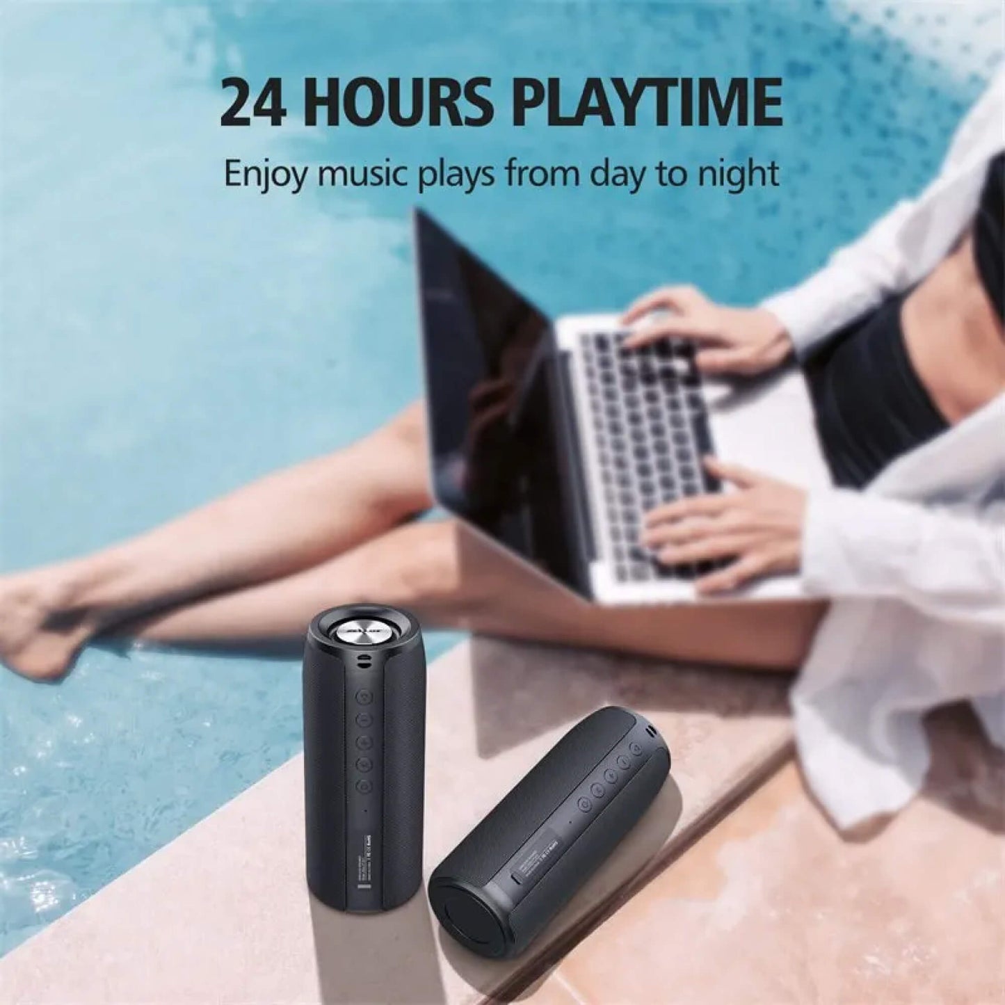 Enceinte Bluetooth Étanche 360° Compacte