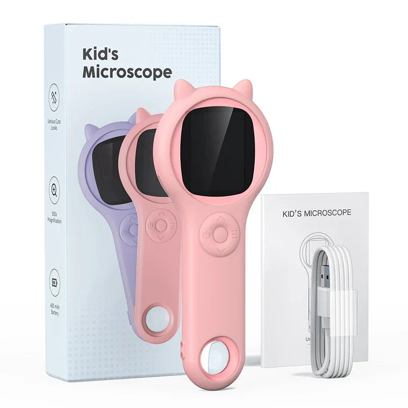 Microscope Mini Enfant – Numérique – Écran Exploration
