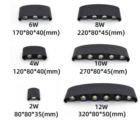 Applique Murale LED – Étanche – Terrasse Extérieure