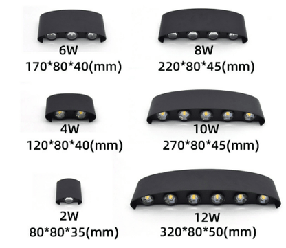 Applique Murale LED – Étanche – Terrasse Extérieure