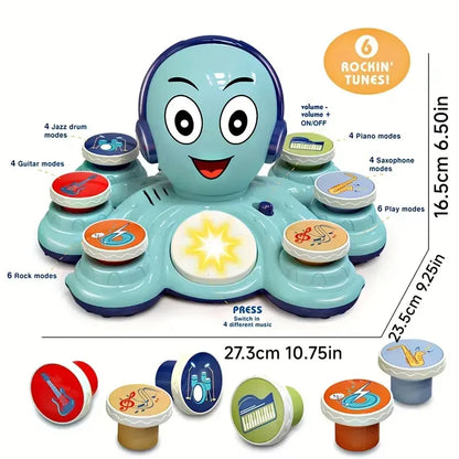 Jouet Musical Pieuvre – Lumineux – Interactif