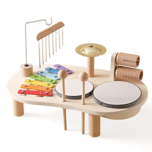 Table Musicale Enfant – Bois – Instruments Éveil