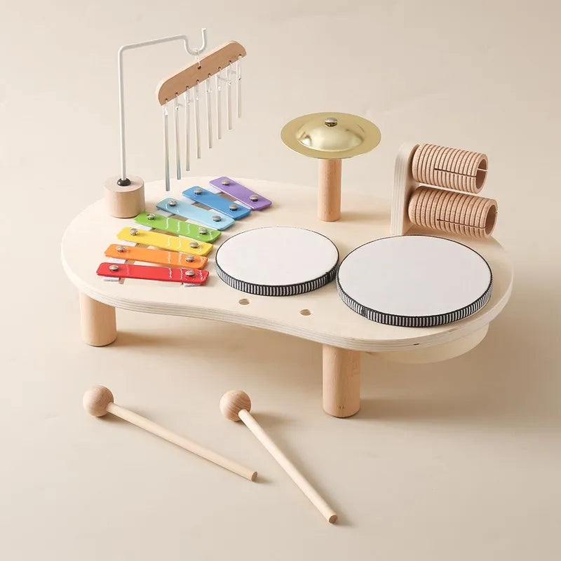 Table Musicale Enfant – Bois – Instruments Éveil
