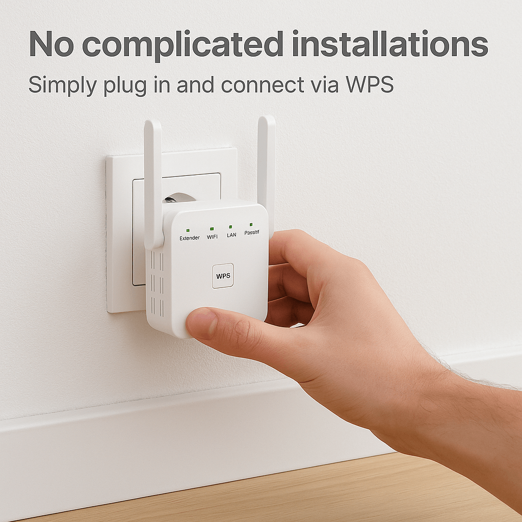 Répéteur WiFi Double Bande WPS