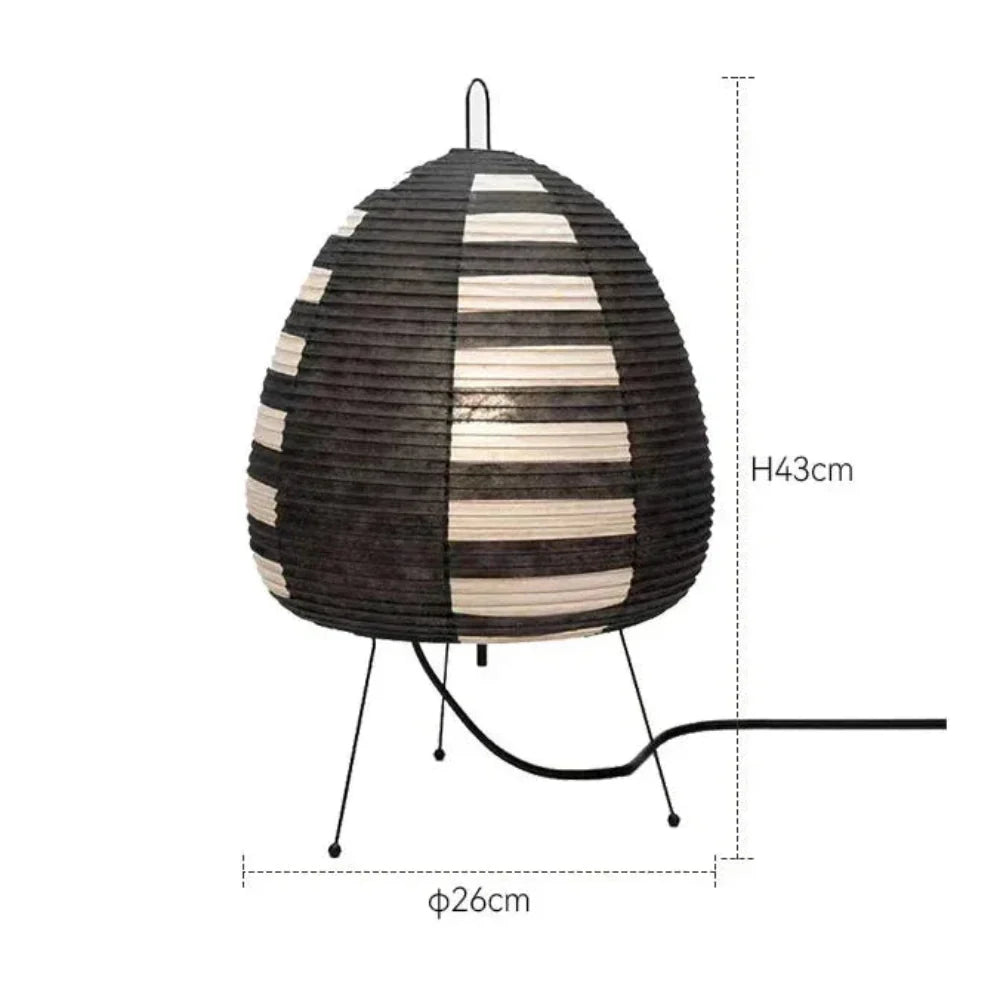 Lampe de Table Japonaise Wabi-Sabi