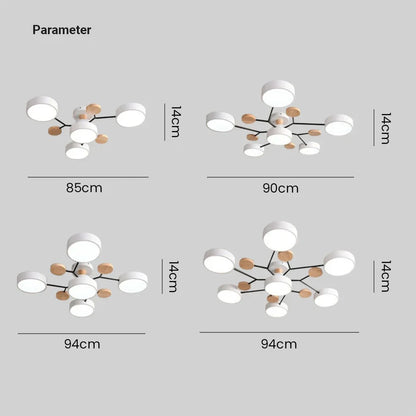 Plafonnier LED Design Moderne Acryl