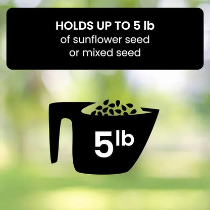Mangeoire Oiseaux Anti-Écureuil Rotative