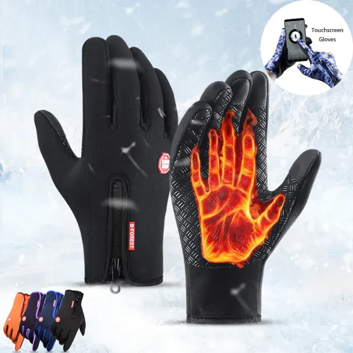 Gants Tactiles Imperméables – Antidérapants – Vélo Hiver