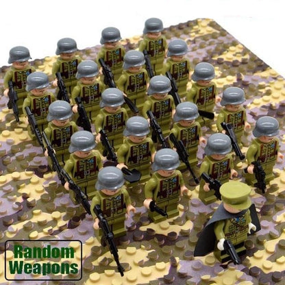 Set Figurines Soldats WW2 Compatible