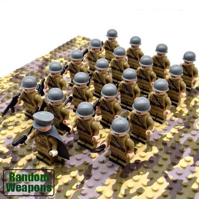Set Figurines Soldats WW2 Compatible
