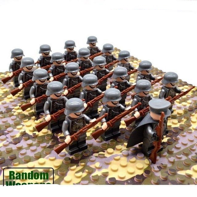 Set Figurines Soldats WW2 Compatible