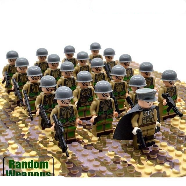 Set Figurines Soldats WW2 Compatible