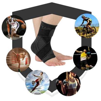 Attelle de Cheville – Ajustable et Respirante – Pour Soutien et Protection