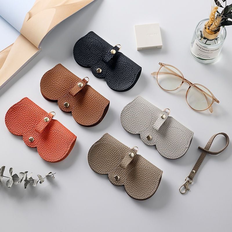 Étui Lunettes Cuir Souple Compact