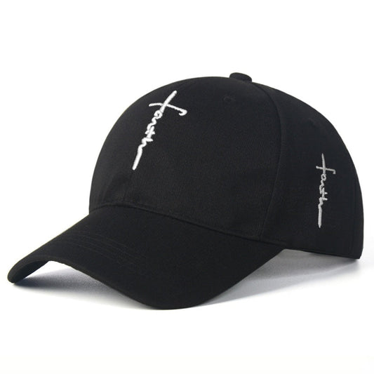 Casquette Croix Brodée Ajustable Unisexe