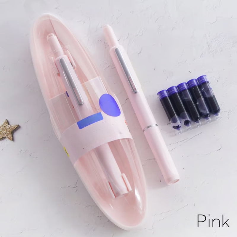 Stylo Plume Rétractable Écriture Fluide