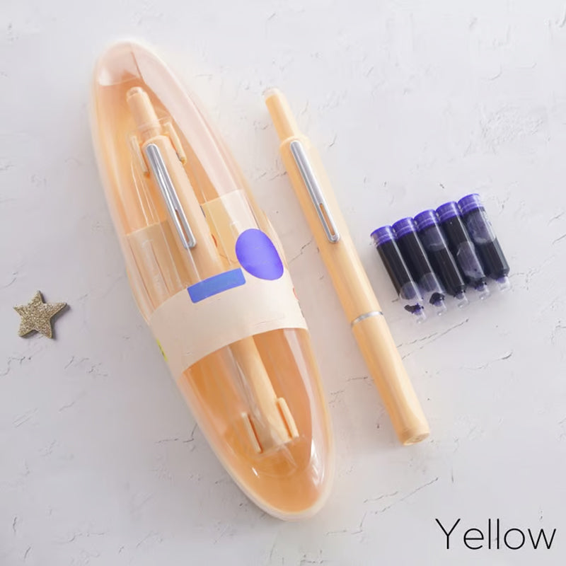 Stylo Plume Rétractable Écriture Fluide