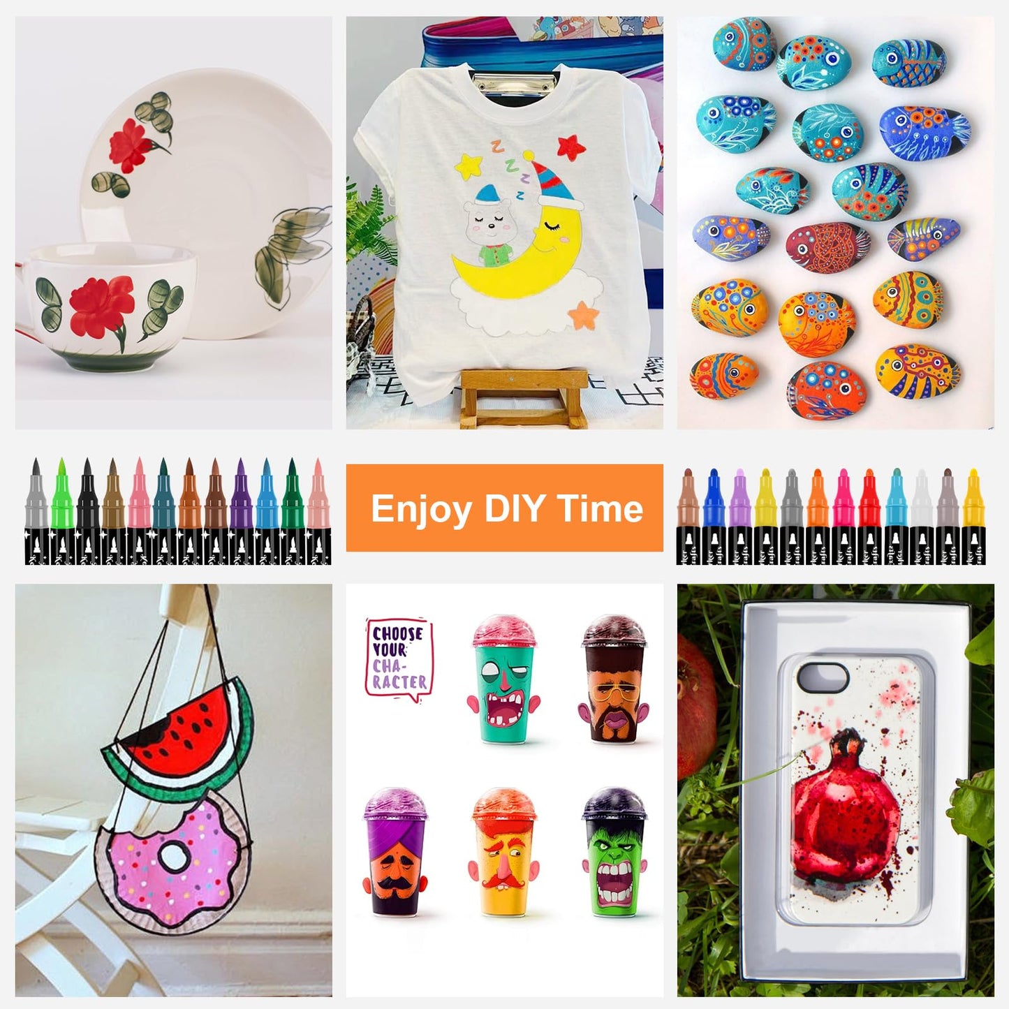 Feutres Pailletés Double Pointe