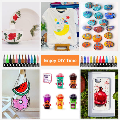 Feutres Pailletés Double Pointe