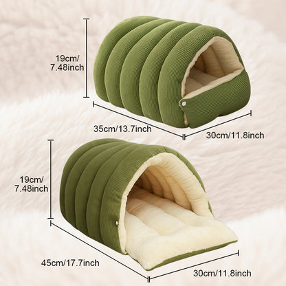 Grotte Cocoon Peluche Chat Chien