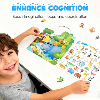 Album Autocollants Gel Sans Traces