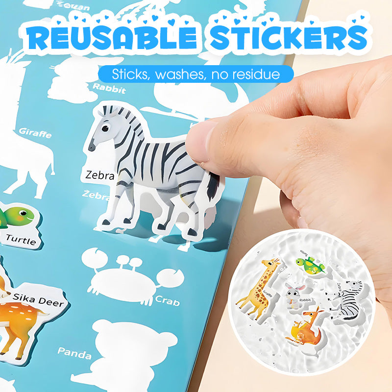 Album Autocollants Gel Sans Traces