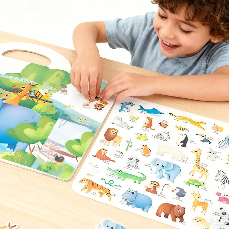 Album Autocollants Gel Sans Traces