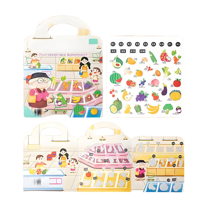 Album Autocollants Gel Sans Traces