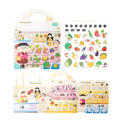 Album Autocollants Gel Sans Traces