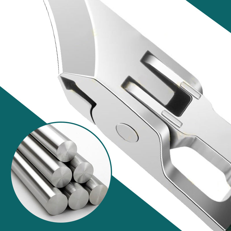 Set Coupe-Ongles Anti-Éclaboussures Inox