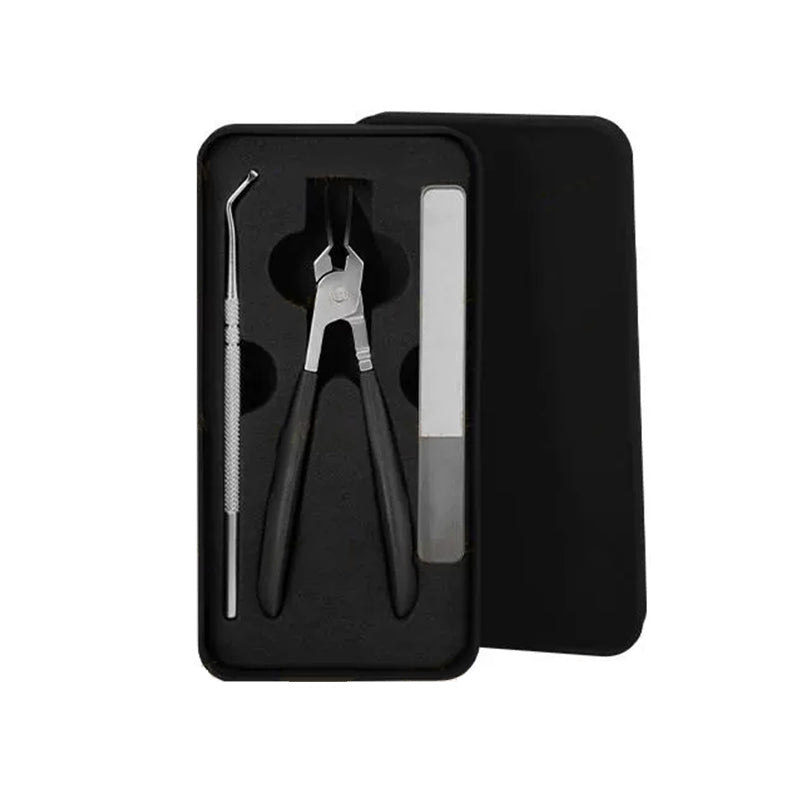 Set Coupe-Ongles Anti-Éclaboussures Inox