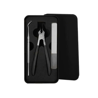 Set Coupe-Ongles Anti-Éclaboussures Inox