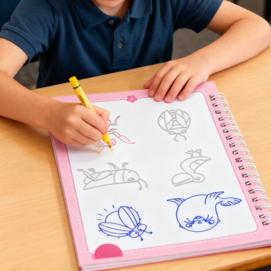 Cahiers De Traçage Réutilisables Enfants
