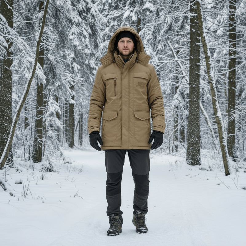 Parka d'Hiver pour Homme | Polaire Chaude et Coupe-Vent