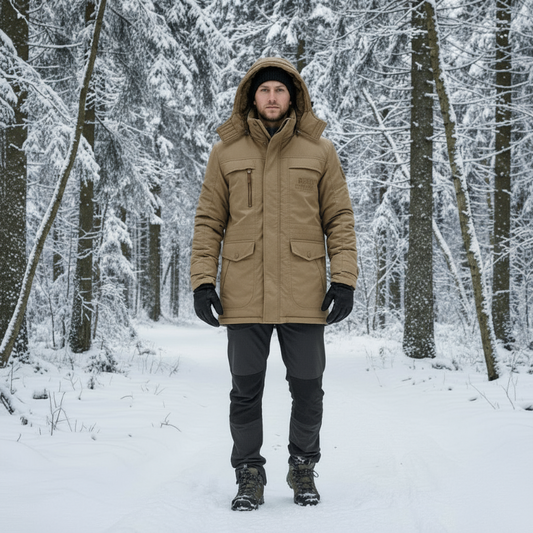 Parka d'Hiver pour Homme | Polaire Chaude et Coupe-Vent