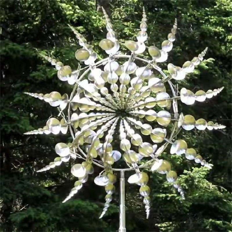Éolienne Kinetic Métal Anti-Rouille Jardin